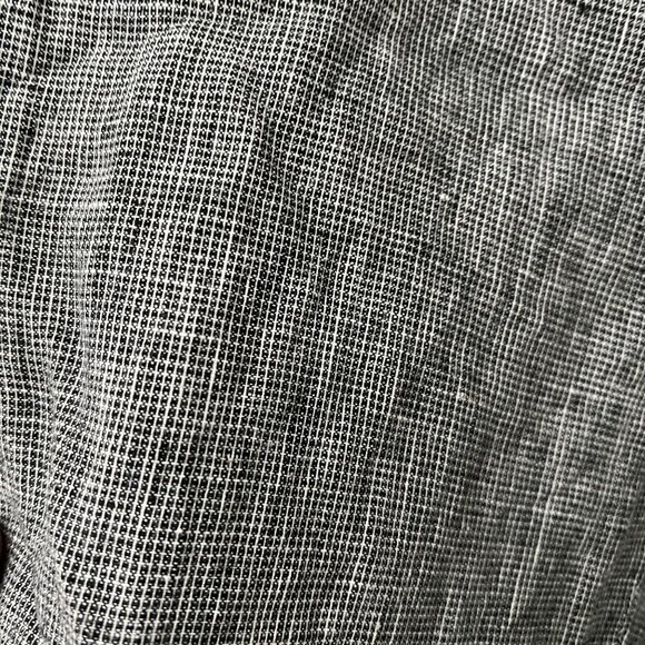 Fresh Produce Womens Navy Micro Grid Pattern Straight Leg Ankle Pants Size XS - Picture 2 of 5